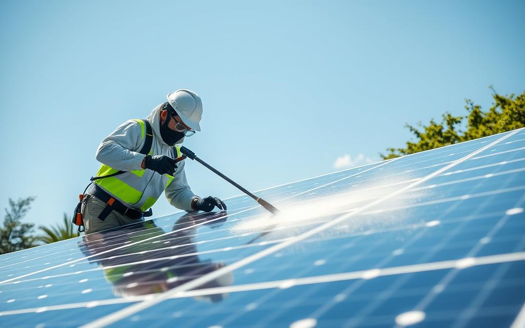 Solar Panel Cleaning Service