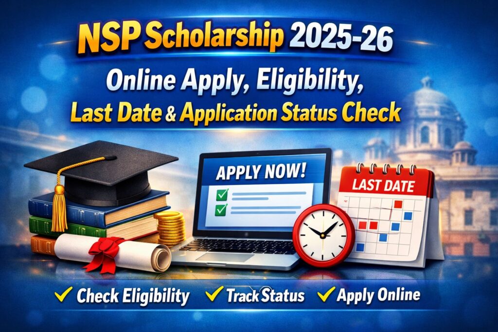 NSP Scholarship 2025-26: Your Complete Guide to Apply, Check Eligibility & Track Status