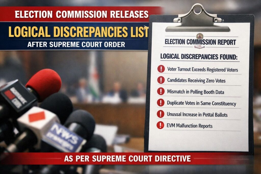 Election Commission Releases Logical Discrepancies List: What It Means for Your Vote & Democracy