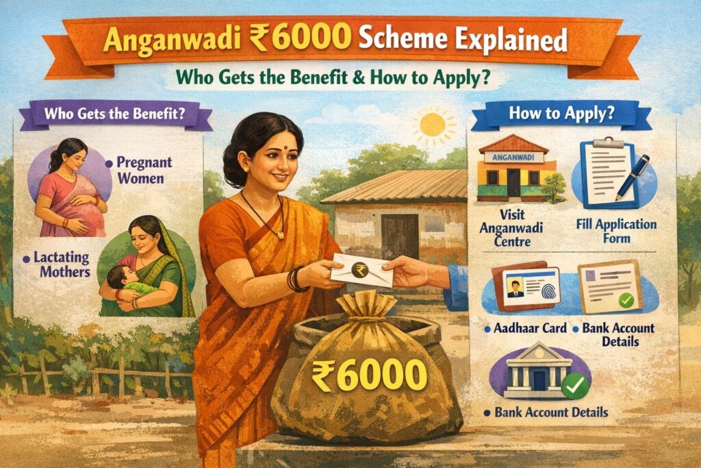 Anganwadi ₹6000 Scheme Explained: Who Actually Gets the Money & How to Claim It (Step-by-Step)
