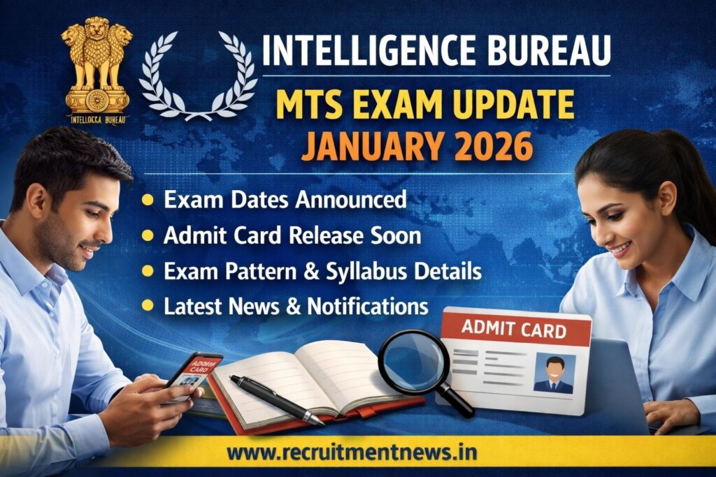 IB MTS 2026 Notification is Finally Here: Exam Confirmed for January 25 (Official Link & Analysis)
