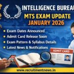 IB MTS 2026 Notification is Finally Here: Exam Confirmed for January 25 (Official Link & Analysis)