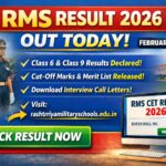 RMS Result 2026 Out Today? Live Update & Direct Link